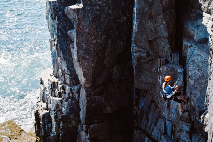 Climbing in Acadia National Park