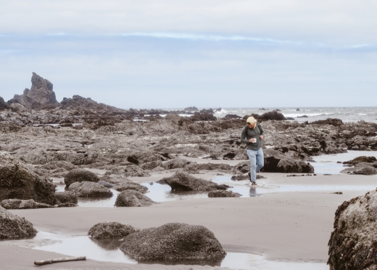 Exploring the ocean pools in Oregon