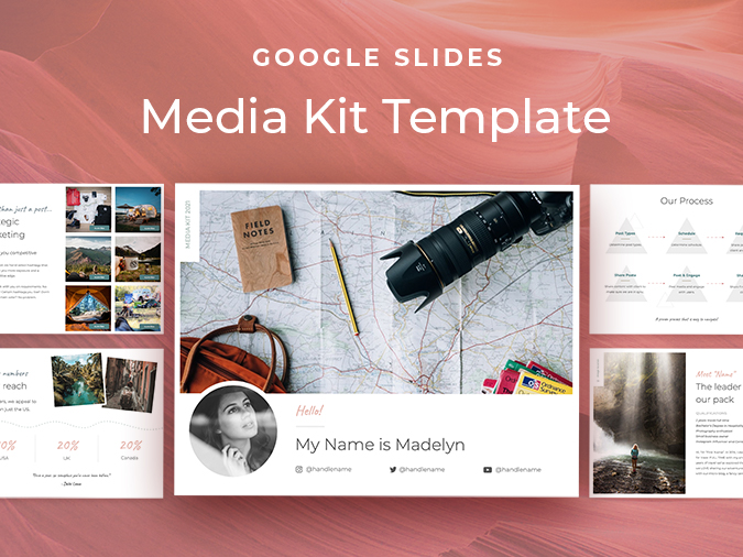Showcasing our easy-to-edit Google Slides Media Template